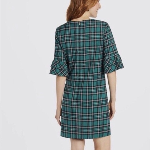 Draper James Green Check Midi Dress - Picture 6 of 6